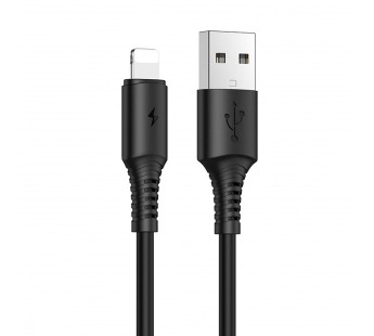 Кабель USB - Apple lightning Borofone BX47 Coolway, 100 см (black)(133794)#1628819