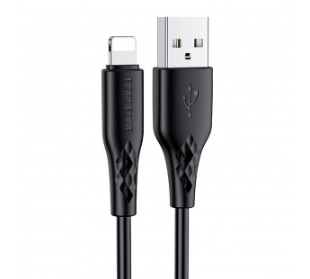 Кабель USB - Apple lightning Borofone BX48 100см 2,4A (black) (133800)#1628822