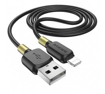 Кабель USB - Apple lightning Borofone BX59 Defender 100см 2,4A (black) (133836)#1966703