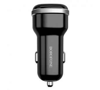 Адаптер Автомобильный Borofone BZ13 Extreme 2USB/5V/2.4A (black)(133856)#1627810