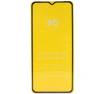 Защитное стекло 9D Oppo Realme C3/C3i/C11/C15/C21/5/6i тех упаковка Черное#1627997