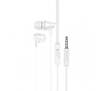 Проводные наушники Borofone BM61 Wanderer (white)#1642150
