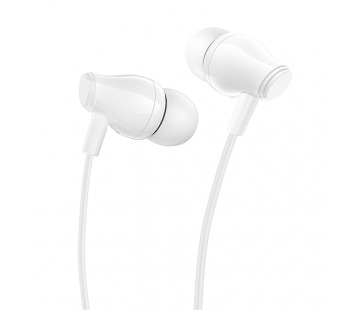 Проводные наушники Borofone BM61 Wanderer (white)#1642149