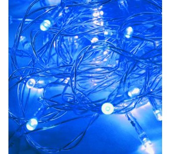 Гирлянда Космос 100LED 10.8м лампочки нить 8 режимов голубой (1/50)#1629826