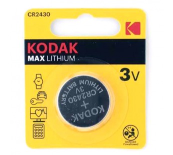 Элемент питания KODAK CR2430 BL1 Lithium 3V#1635690
