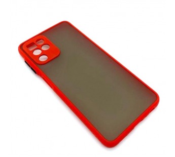 Чехол Samsung A22/M22 (2021) Противоударный Матовый Красный#1633850