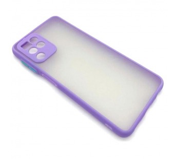 Чехол Samsung A22/M22 (2021) Противоударный Матовый Светло-Фиолетовый#2103167