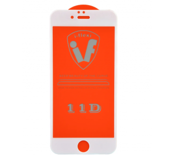 Защитное стекло iPhone 6Plus/6S Plus (Full Glue) тех упаковка Белое#1655433