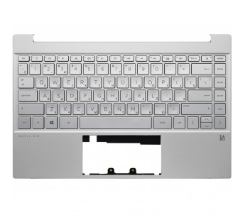 Топ-панель HP Pavilion 13-bb серебро с подсветкой#1855191