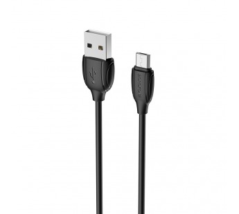 Кабель USB - MicroUSB Borofone BX19 Черный#1647032