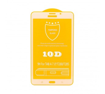 Защитное стекло 9D Samsung Galaxy Tab A 7.0/T285 белое. тех. пак#1637607