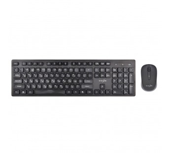 Клавиатура + оптич.мышь VIXION NX1 беспроводной набор (черный)#1633503