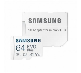 Карта памяти microSDXC Samsung EVO Plus 64GB с адаптером (130 Mb/s) UHS-I#1757647