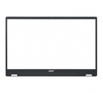 Рамка матрицы для ноутбука Acer Swift 1 SF114-33 черная с серебряными заглушками#1841340