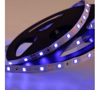 LED лента открытая, 8 мм, IP23, SMD 2835, 60 LED/m, 12 V, цвет свечения синий#1928569