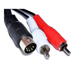 Шнур шт. Е5 - 2шт.RCA  1,2м "Rexant"#1740081