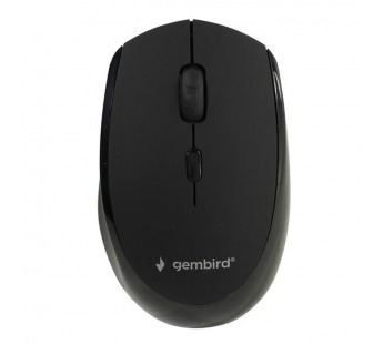 Мышь компьютерная беспроводная "Gembird" MUSW-354, 3кн.+колесо кнопка, 1600DPI, 2.4ГГц (чёрный)#1635531