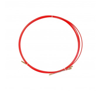 Протяжка кабельная (мини УЗК в бухте), стеклопруток, d=3,5 мм, 3 м, красная "Rexant"#1643767