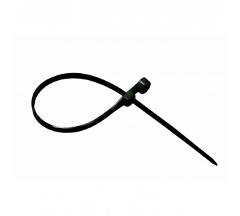 Хомут-стяжка кабельная нейлоновая 3,6 x 150мм, черная, упаковка 100 шт. "Rexant"#1643685