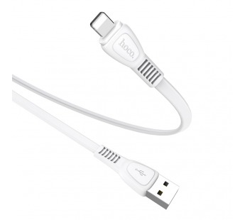 Кабель USB - Lightning (для iPhone) Hoco X40 (плоский) Белый#1646851