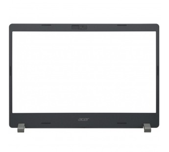 Рамка матрицы для ноутбука Acer TravelMate TMP214-52 черная с серыми заглушками#1834375