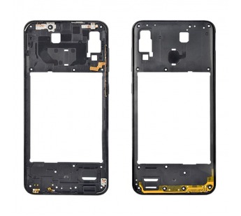 Средняя часть для Samsung A305F Galaxy A30 (черный)#1733193
