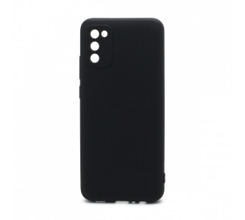 Чехол-накладка Silicone Case NEW ERA для Samsung Galaxy A02S/M02S черный#1642183