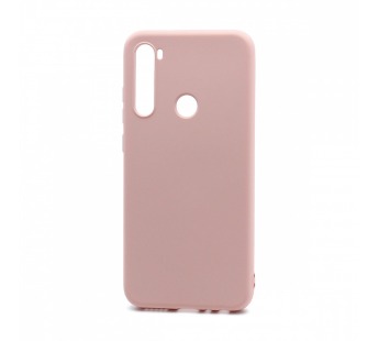 Чехол-накладка Silicone Case NEW ERA для Xiaomi Redmi Note 8 светло розовый#1639353