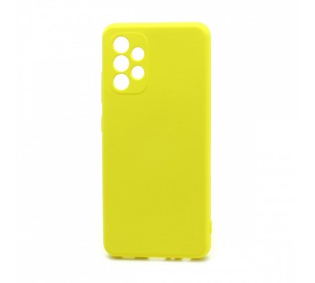 Чехол-накладка Silicone Case NEW ERA для Samsung Galaxy A32 4G желтый#1639559