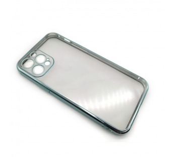Чехол iPhone 12 Pro Style Силикон Прозрачный Зеленый#2102149