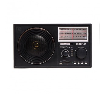 Радиоприёмник "Эфир" 13 (FM 64-108МГц R20*2шт., 220В, USB, SD, microSD, Aux)#2067571