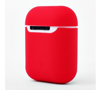Чехол - Soft touch для кейса "Apple AirPods" (red)#1643305