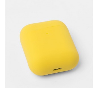 Чехол - Soft touch для кейса "Apple AirPods 2" (lemon)#1643317