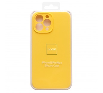 Чехол-накладка ORG Soft Touch с закрытой камерой для "Apple iPhone 13 Pro Max" (yellow) (134195)#1939440