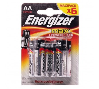 Батарейка AA Energizer LR6 Max (6-BL) (72)(77149)#1645176