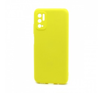 Чехол Silicone Case NEW ERA (накладка/силикон) для Xiaomi Redmi Note 10T желтый#1647562