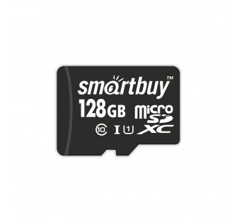                         128Gb карта памяти Smartbuy microSDXC + SD адаптер class10 UHS-1#1802076