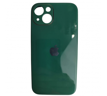                                 Чехол силикон-пластик iPhone 13 глянец с логотипом темно-зеленый (01)*#2130486