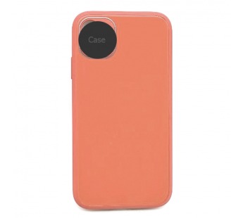                             Чехол силикон-пластик iPhone 7/8 глянец с логотипом оранжевый*#1732741