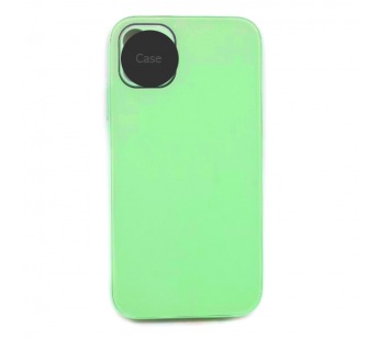                             Чехол силикон-пластик iPhone 7/8 глянец с логотипом салатовый*#1732721
