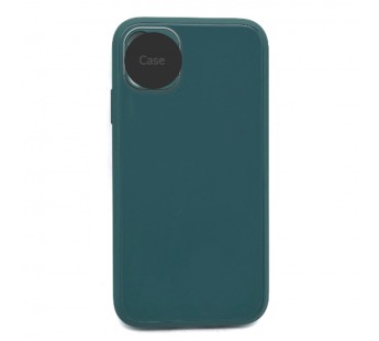                             Чехол силикон-пластик iPhone 7/8 глянец с логотипом темно-зеленый (01)*#1732589