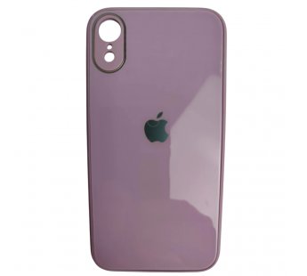                                 Чехол силикон-пластик iPhone XR глянец с логотипом лавандовый*#2130476