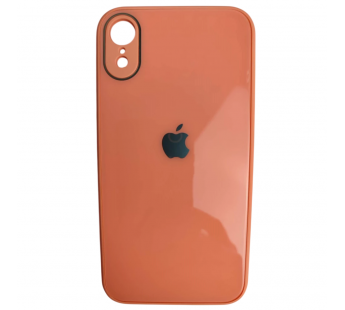                                 Чехол силикон-пластик iPhone XR глянец с логотипом оранжевый*#2130475