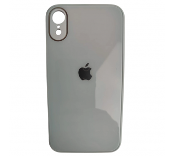                                 Чехол силикон-пластик iPhone XR глянец с логотипом светло-серый*#2130473