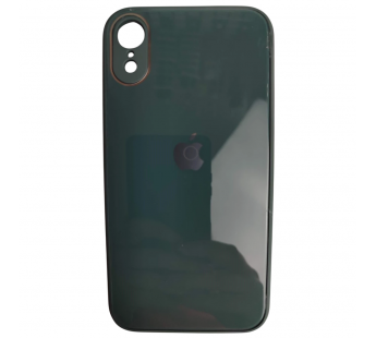                                 Чехол силикон-пластик iPhone XR глянец с логотипом темно-зеленый (02)*#2130470