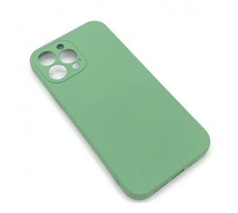 Чехол iPhone 13 Pro Max Microfiber Серо-Зеленый#1654027