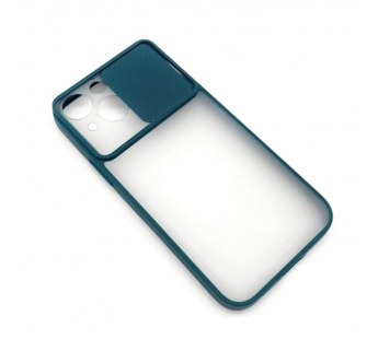 Чехол iPhone 13 Mini Матовый Slide Camera Темно-Зеленый#1653700