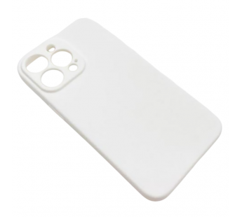 Чехол iPhone 13 Pro (Full Camera) Силикон Матовый Белый#2079790