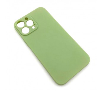 Чехол iPhone 13 Pro Max (Full Camera) Силикон Матовый Светло-Зеленый#1653850