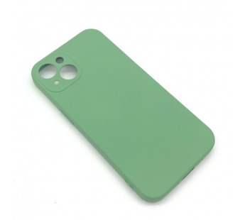 Чехол iPhone 13 Microfiber Серо-Зеленый#1654012